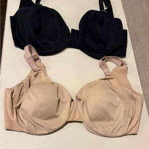 Soma Elegant Black and Cream Bras